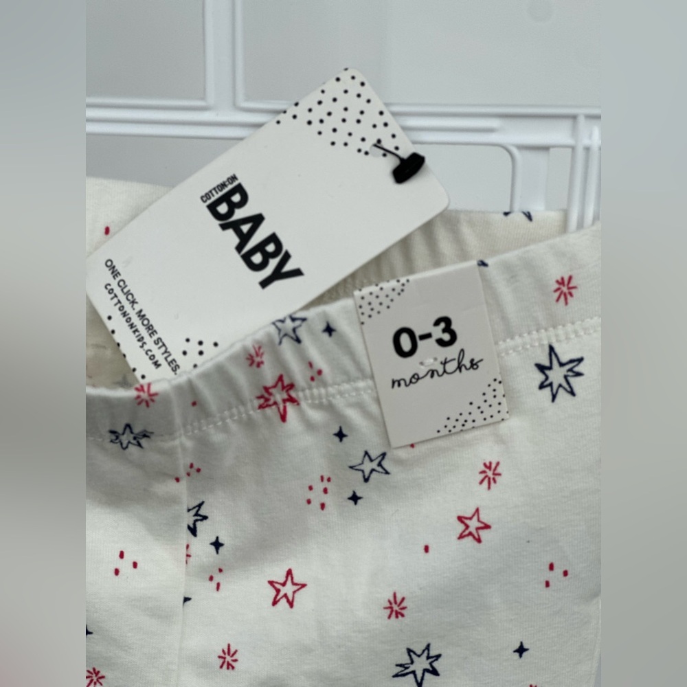Star Print Baby Pants - Picture 3 of 4